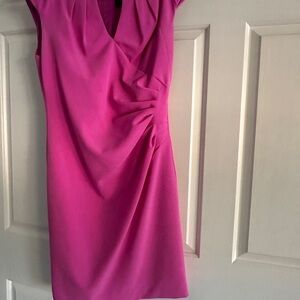 Adrianna Papell Fuchsia Dress (knee length dress)